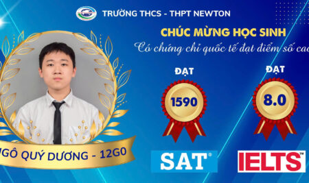 HAI HỌC SINH ĐẠT ĐIỂM SAT TOP ĐẦU THẾ GIỚI 2025