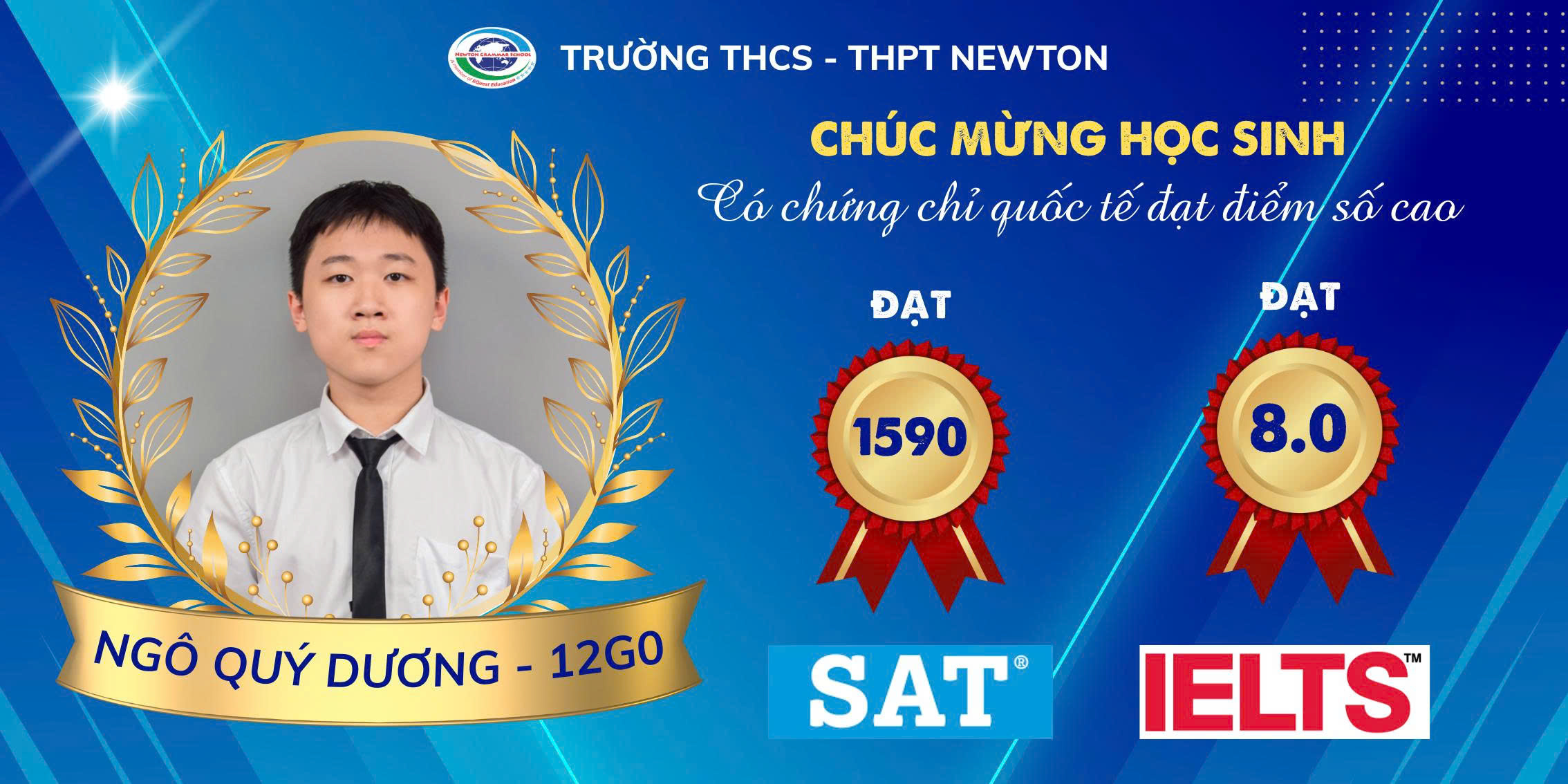 HAI HỌC SINH ĐẠT ĐIỂM SAT TOP ĐẦU THẾ GIỚI 2025
