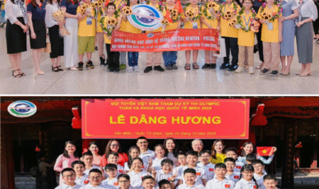 Trường THCS- THPT Newton tiên phong trong các cuộc thi tài năng trong nước và quốc tế