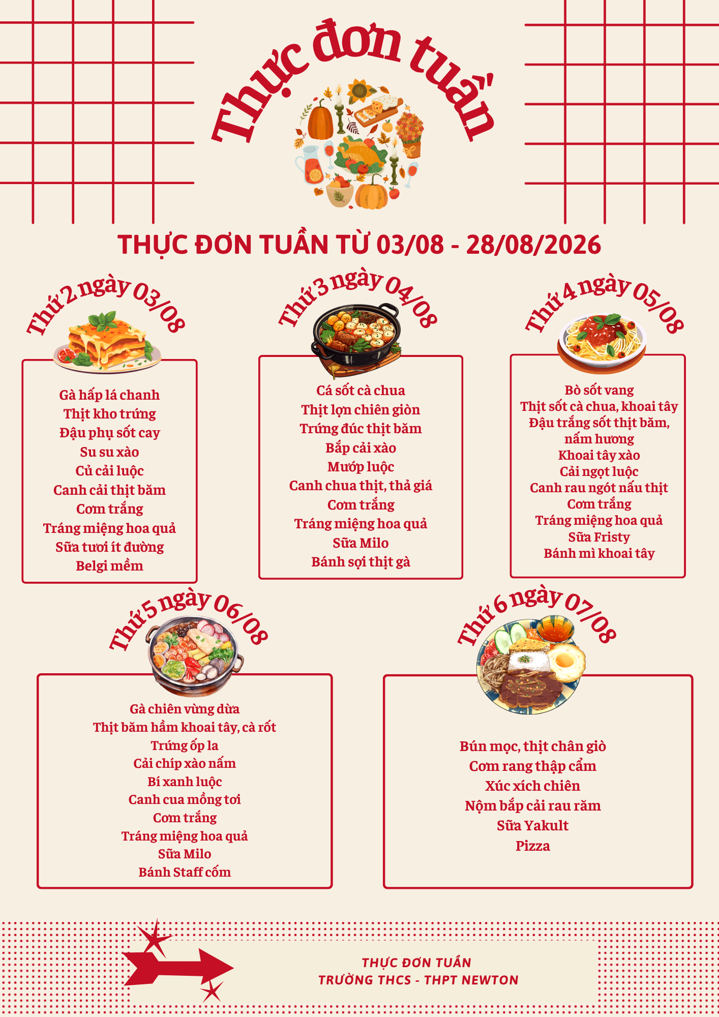 Standard Menu 3