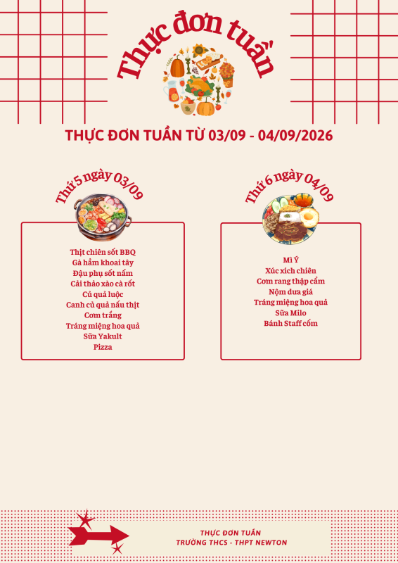 Standard Menu 3